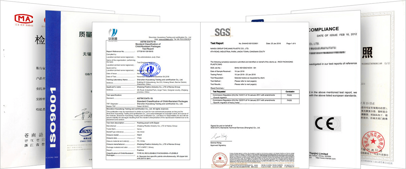 Our Certificate