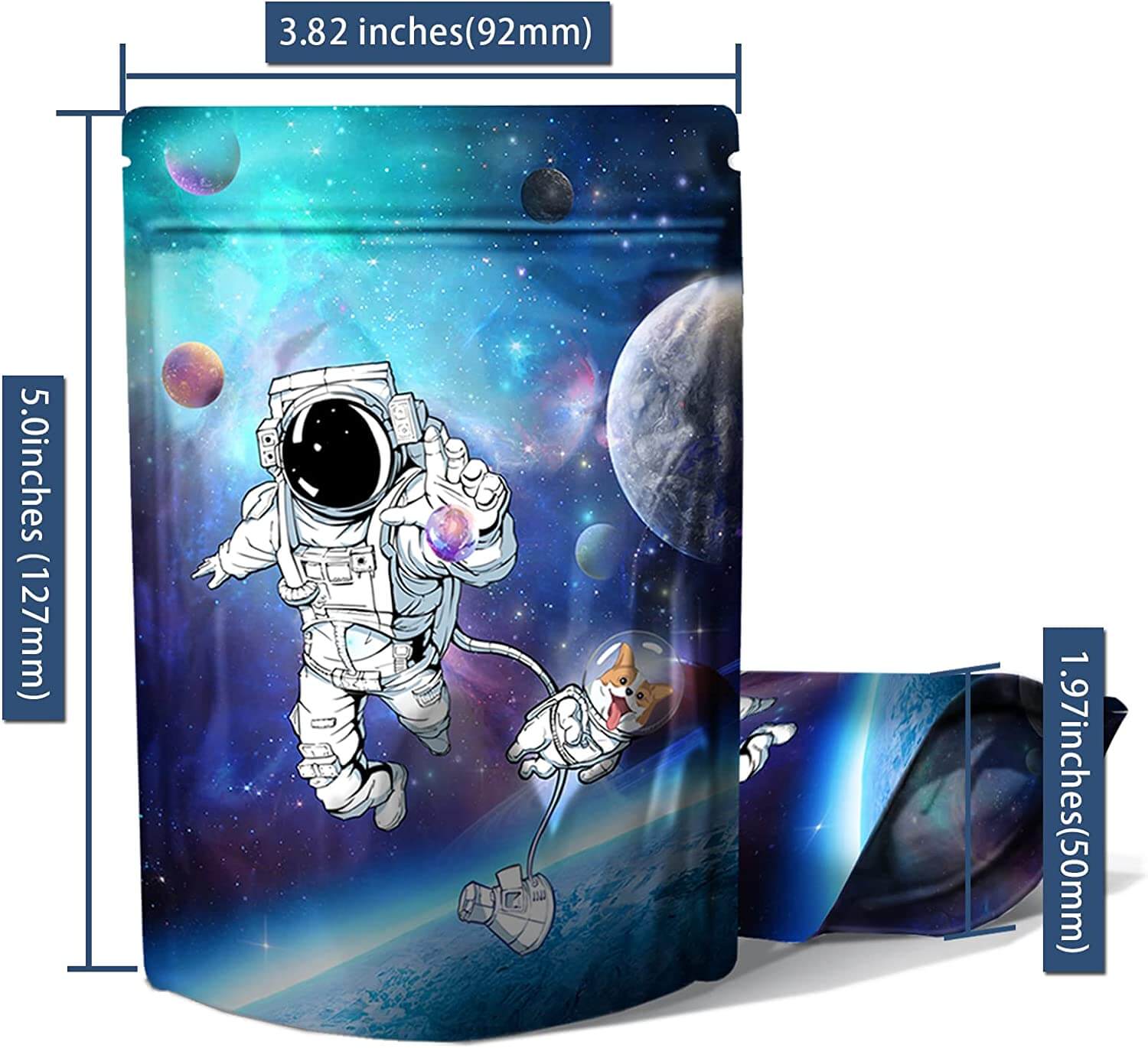 3.5G Mylar Bags Edibles Packaging