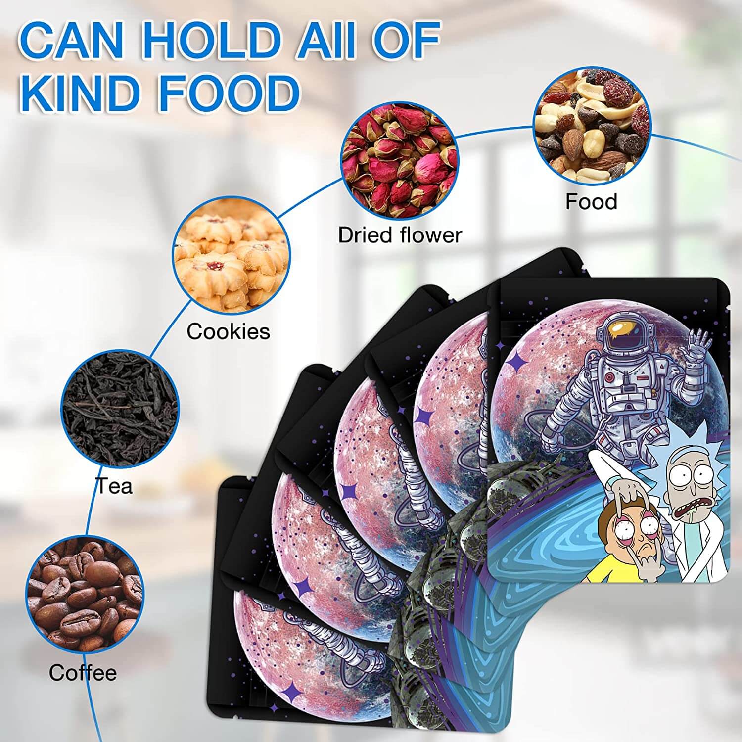Resealable Zip Lock Food Cookies Storage Baggies