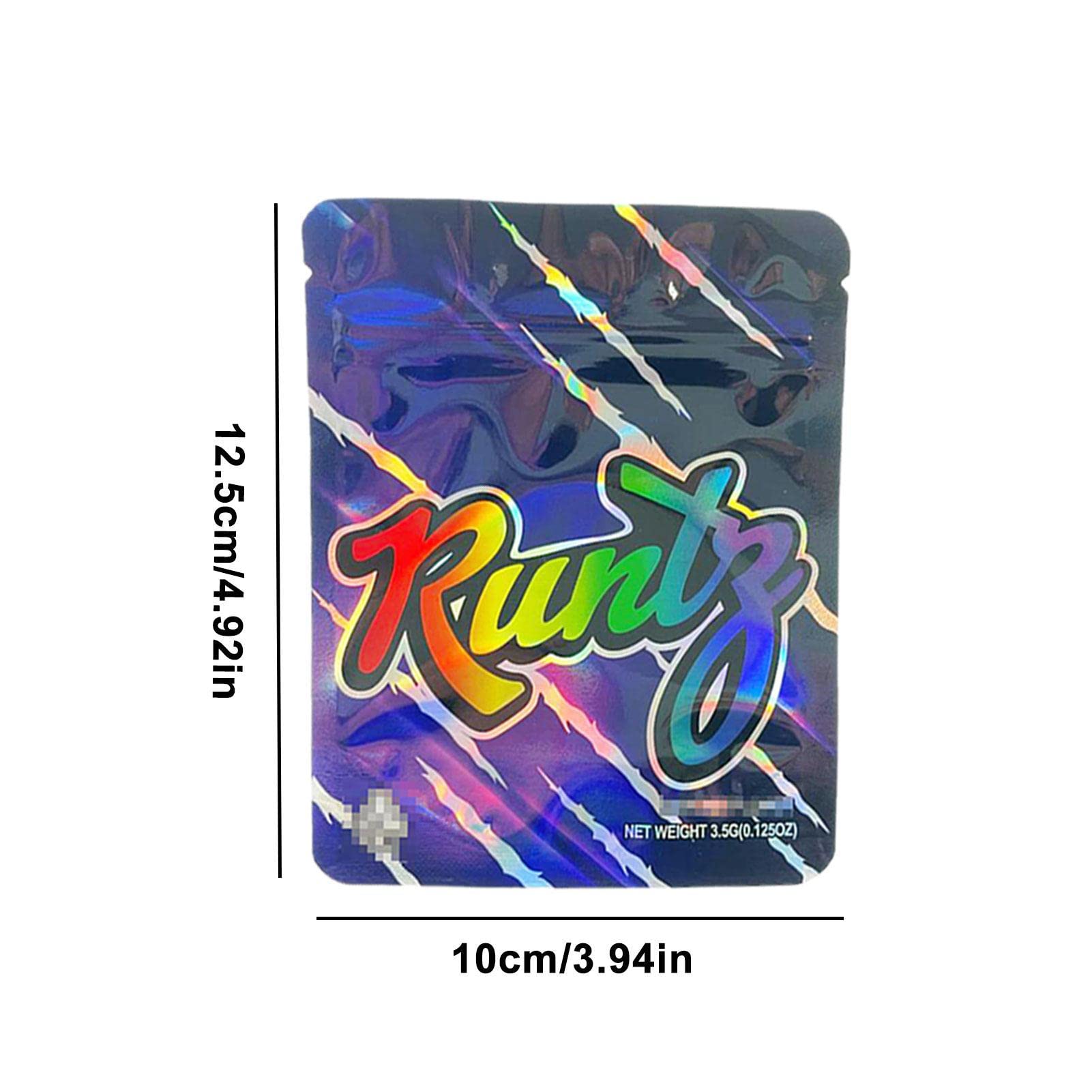 Custom Printed Special Shaped 3.5g Smell Proof Ziplock Weed Candy Packaging Mylar Bags