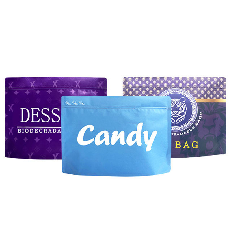 Printed Matte Color Food Packaging Stand Mylar Bag