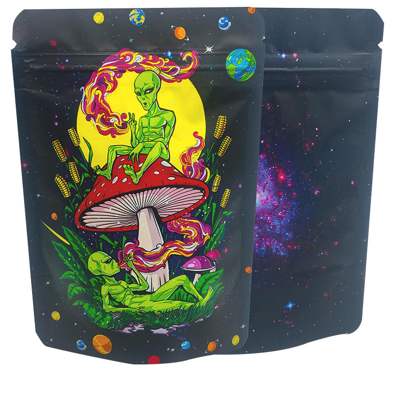 Various Sizes Food Storage Zipper Stand up Mylar Bags with Custom Printing