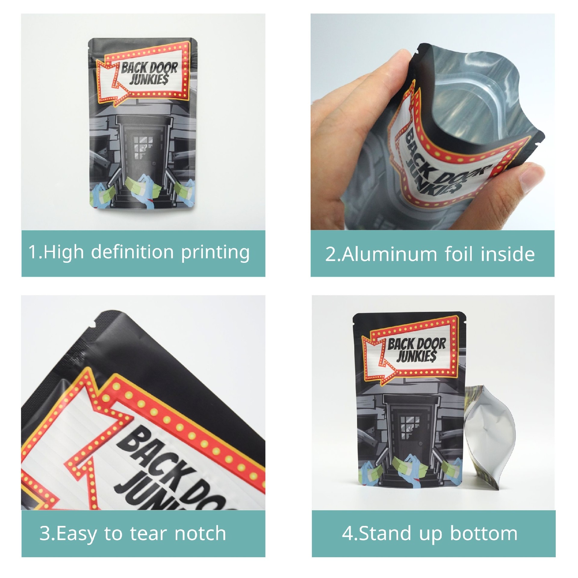 Custom Mylar Edible Packaging Bags