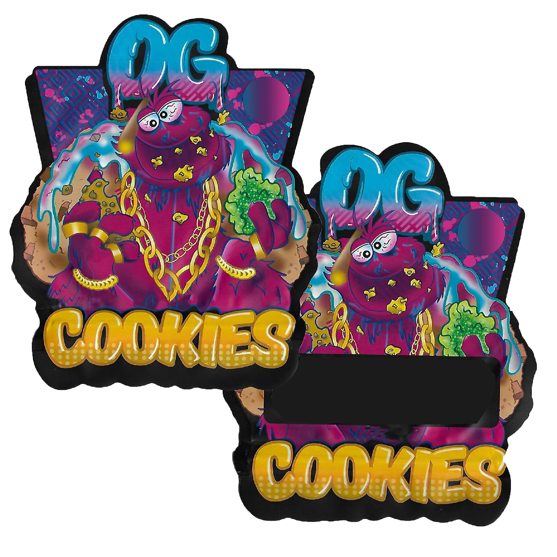 Custom Weed Bags with Designs