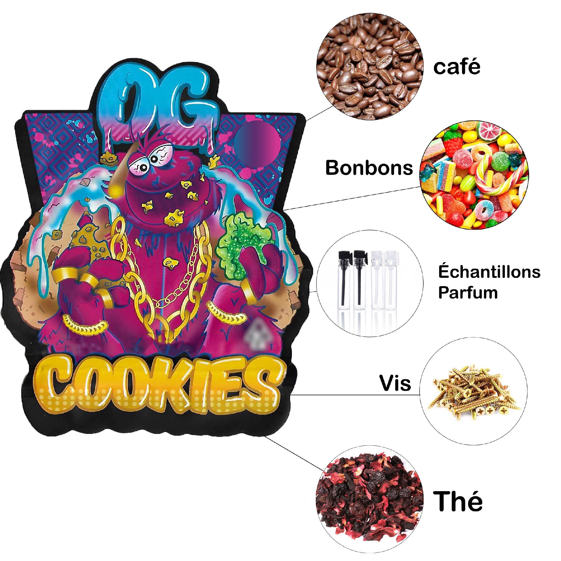Custom Weed Bags with Designs